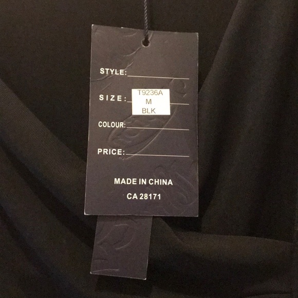 Beautiful black blouse new with tags - Picture 2 of 3